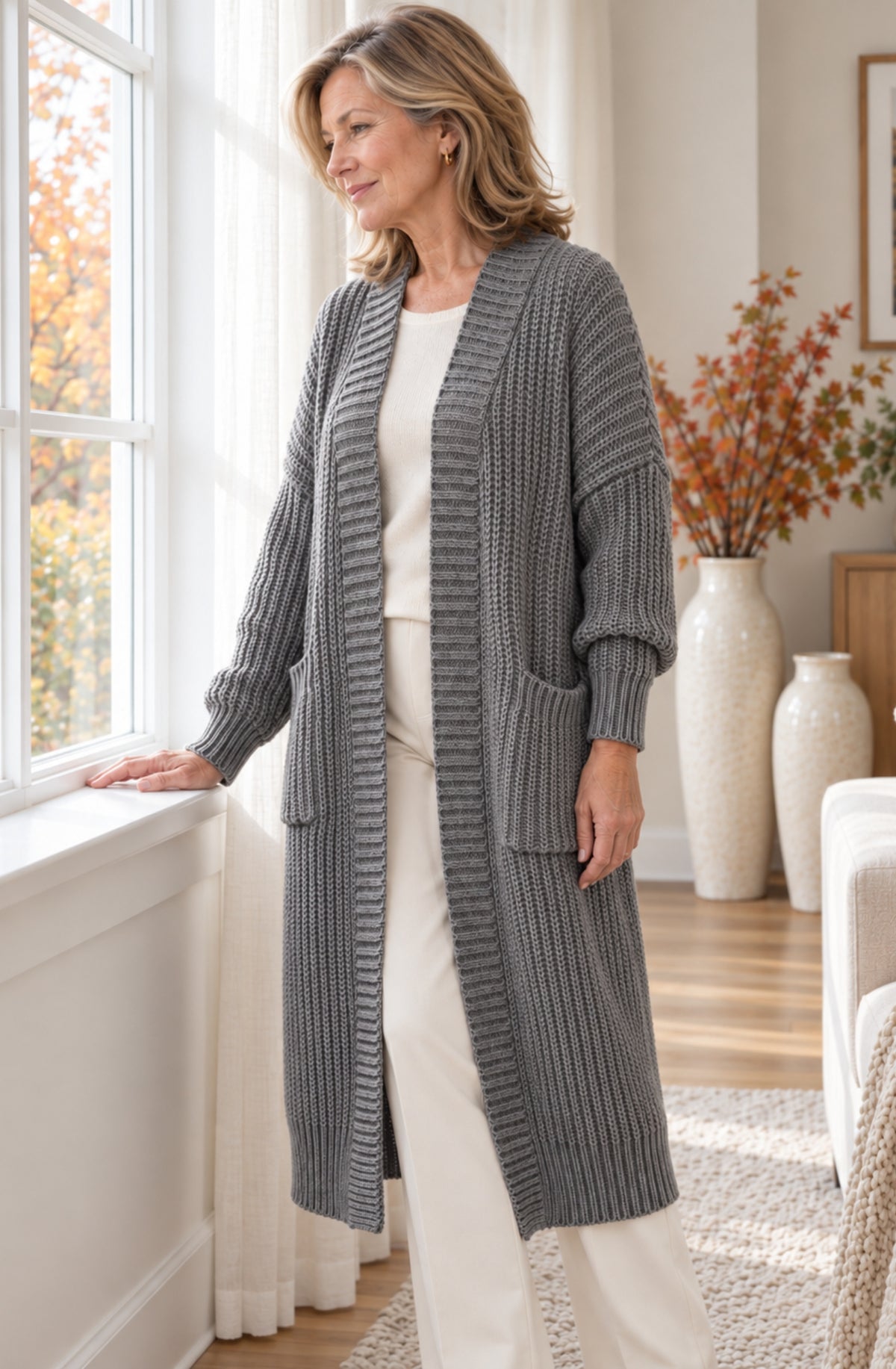 Marielle™ Longline Knit Cardigan