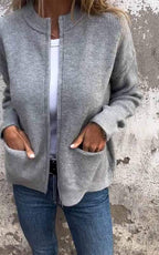 Maren™ Everyday Knit Zip Cardigan
