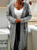 Knitted Long Cardigan Sweater