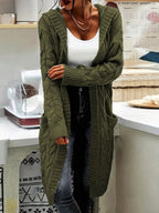 Knitted Long Cardigan Sweater