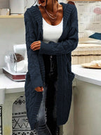 Knitted Long Cardigan Sweater