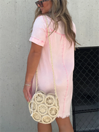 New Women's Washed Shirt Dress