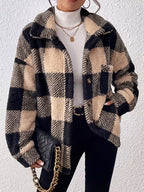 Paula | Dames pluche fleece winterjas