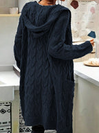 Knitted Long Cardigan Sweater