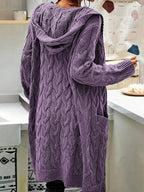 Knitted Long Cardigan Sweater