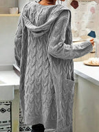 Knitted Long Cardigan Sweater