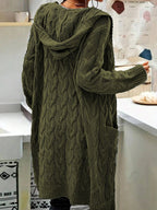 Knitted Long Cardigan Sweater