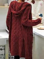 Knitted Long Cardigan Sweater
