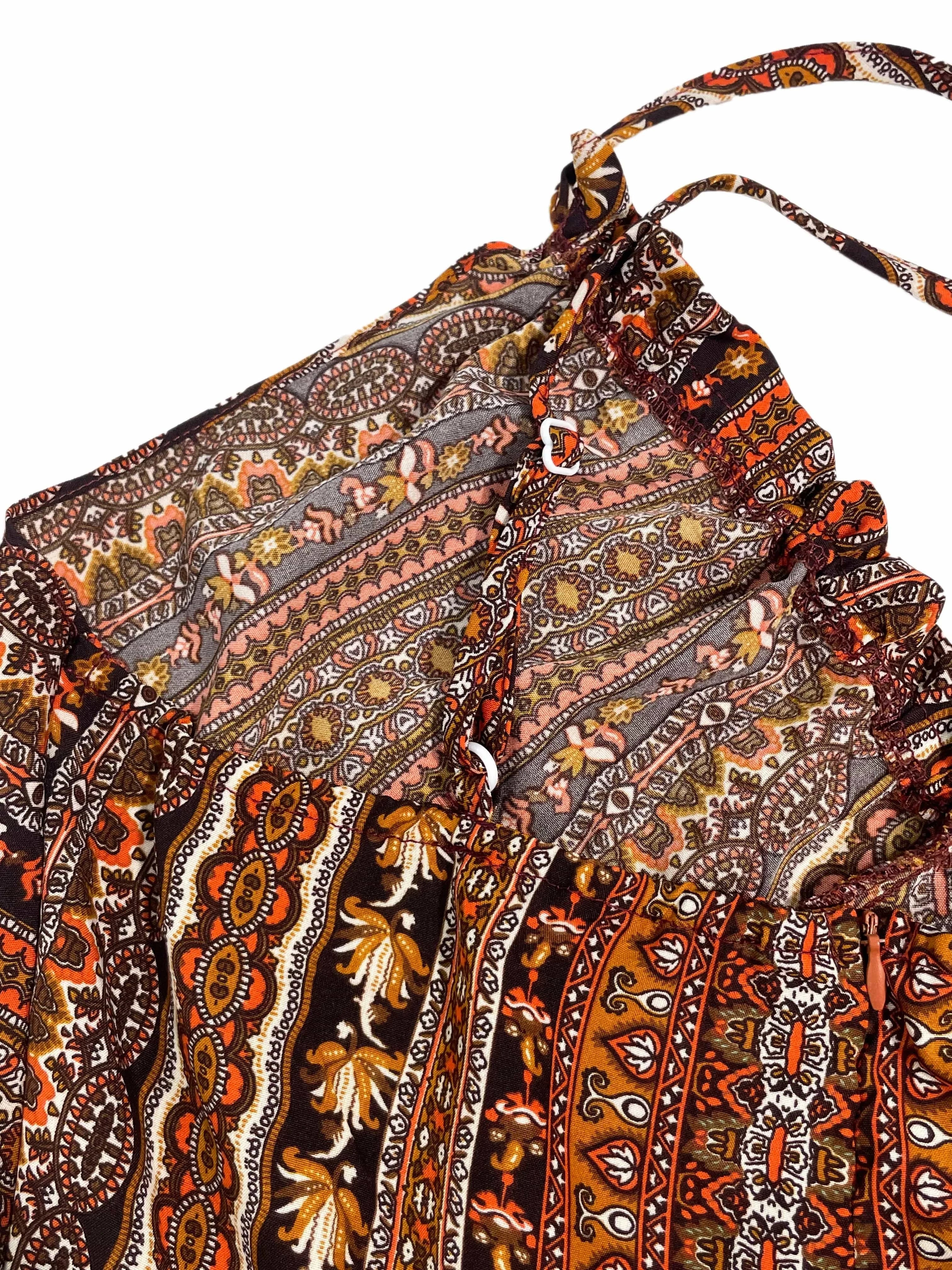 SAVANNA™ – Boho Strap Split Maxi Dress