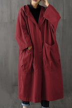 One Size Fits All Oversized Water-Resistant Windbreaker Jacket