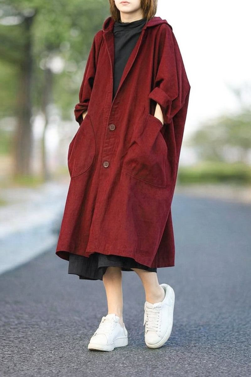 One Size Fits All Oversized Water-Resistant Windbreaker Jacket