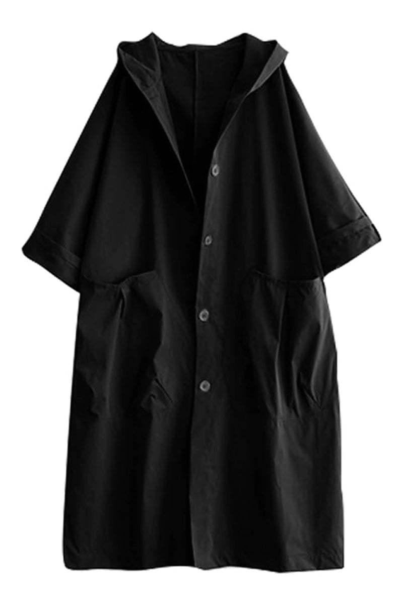 One Size Fits All Oversized Water-Resistant Windbreaker Jacket