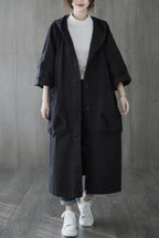 One Size Fits All Oversized Water-Resistant Windbreaker Jacket