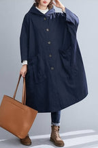 One Size Fits All Oversized Water-Resistant Windbreaker Jacket