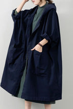 One Size Fits All Oversized Water-Resistant Windbreaker Jacket