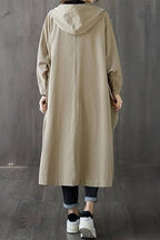 One Size Fits All Oversized Water-Resistant Windbreaker Jacket