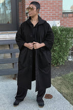 One Size Fits All Oversized Water-Resistant Windbreaker Jacket