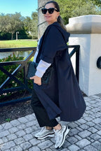 One Size Fits All Oversized Water-Resistant Windbreaker Jacket