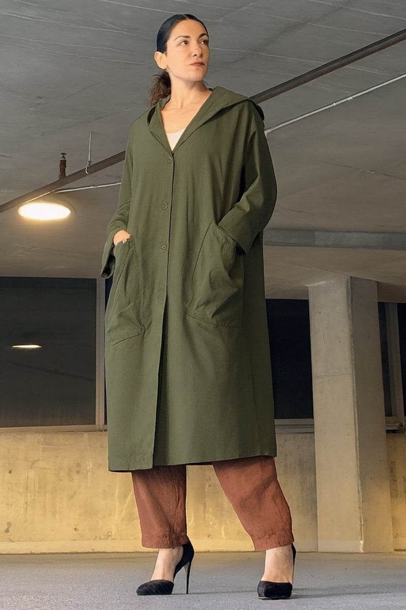 One Size Fits All Oversized Water-Resistant Windbreaker Jacket